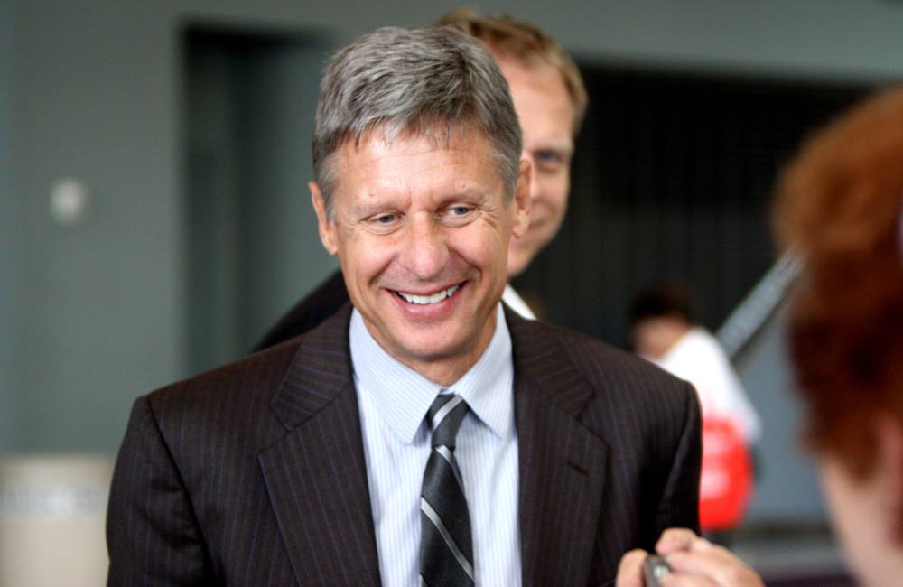 Gary Johnson Pro-Marijuana Candidate