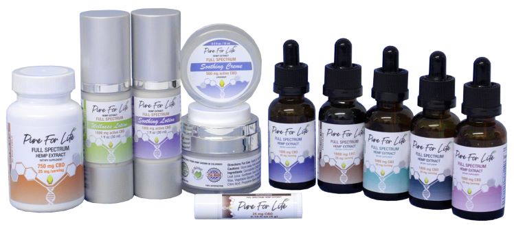 Pure for Life Hemp Products