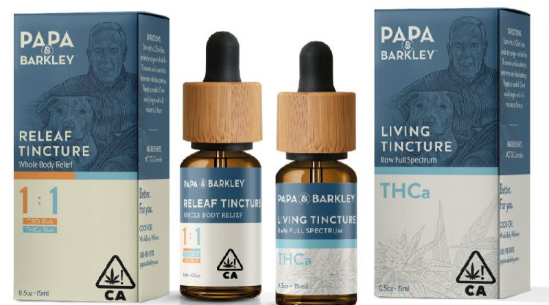Papa & Barkley Introduces New THCA Tincture To Treat Pain, Inflammation