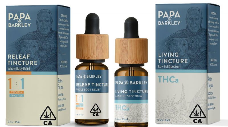Papa & Barkley Introduces New THCA Tincture To Treat Pain, Inflammation