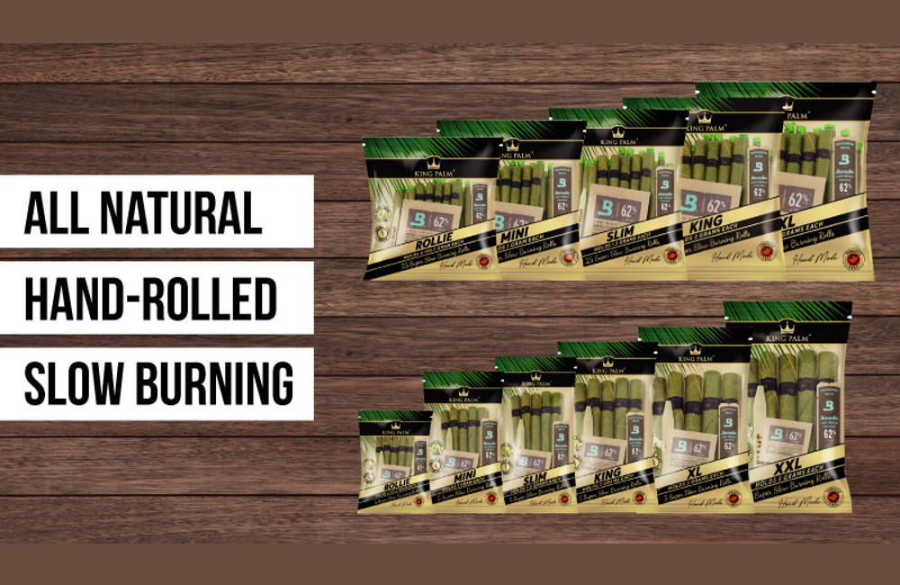 King Palm's Natural, Handmade Leaf Rolls Elevate Smoking Experience