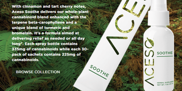aceso soothe bottle satchet