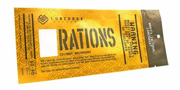 lunch box alchemy coconut macaroon sweet bisquit packaging